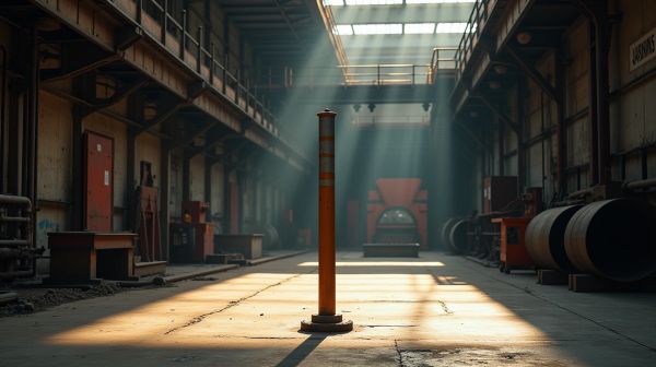 Optimiser la sécurité industrielle avec les poteaux de balisage rétractables